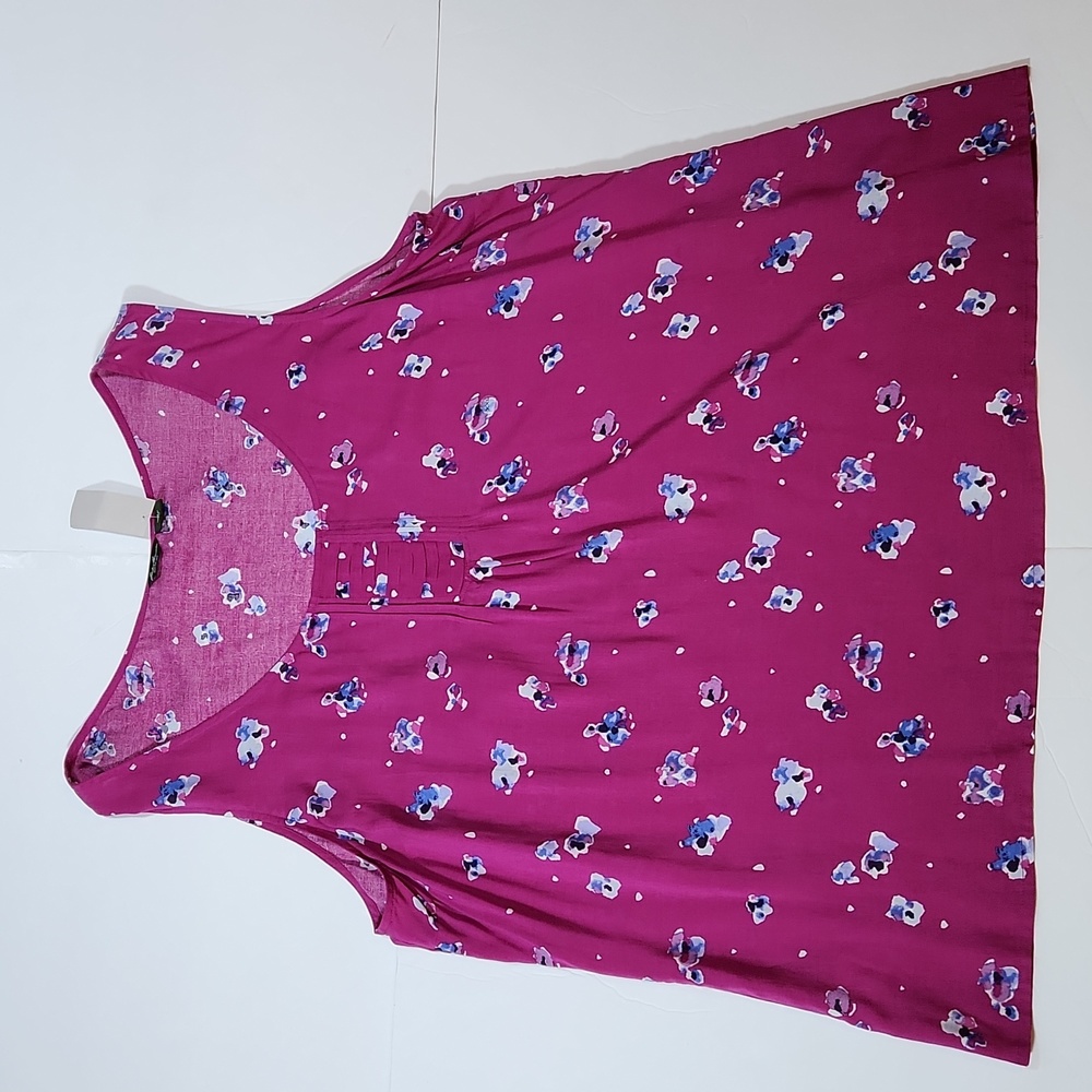 Eddie Bauer Women's Sleeveless Tank Top Magenta Size XXL W-585